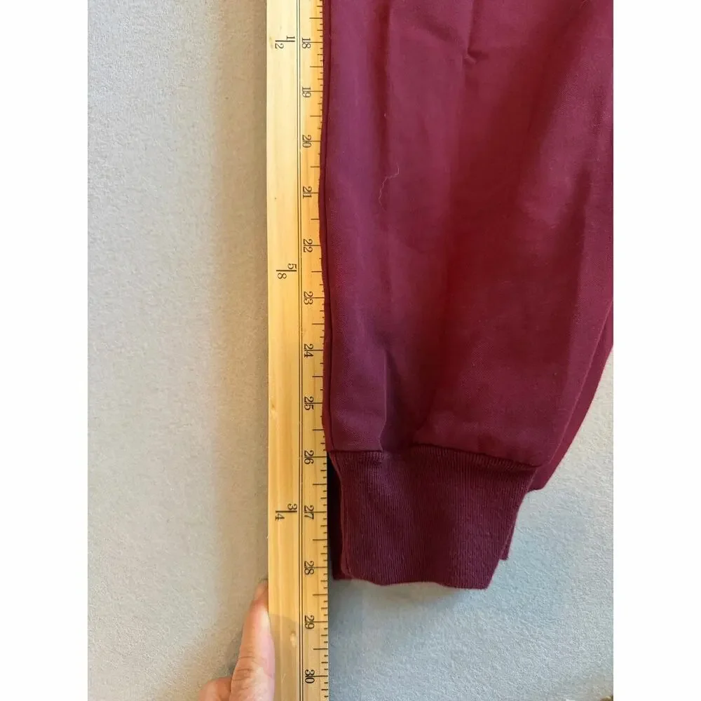 FIGS Technical Collection Jogger Scrub Pants Burgundy Wine women’s XL
